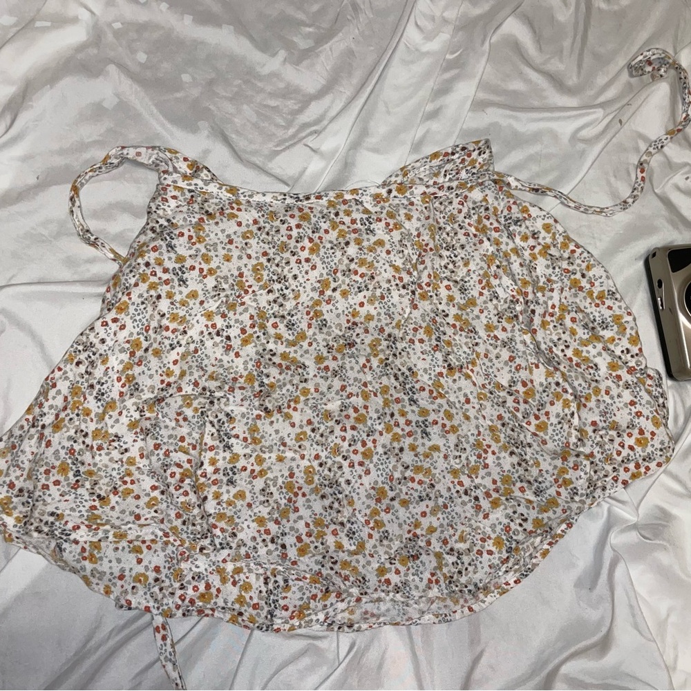 FLORAL WRAP SKIRT 🌷🍃🌸